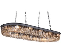 Подвесная люстра Crystal Black KR0295P-12 black DeLight Collection