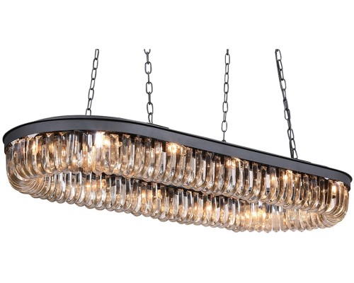 Подвесная люстра Crystal Black KR0295P-12 black DeLight Collection