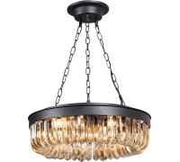 Подвесная люстра Crystal Black KR0295P-5 black DeLight Collection