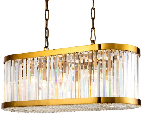 Подвесная люстра Welles KR0388P-8L/A brass DeLight Collection