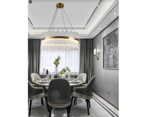 Подвесная люстра KR1209 KR1209P-12 brass DeLight Collection