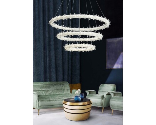 Подвесная люстра MD-012 MD-0120B-40+60+80 gold DeLight Collection