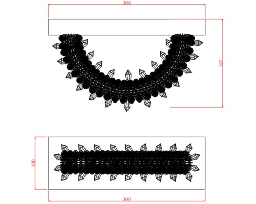 Бра MD-012 MD-0120B-wall chrome DeLight Collection