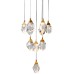 Подвесной светильник Crystal rock MD-020B-11 gold DeLight Collection