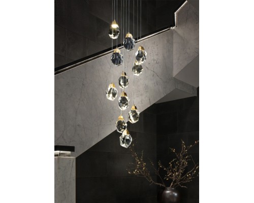 Подвесной светильник Crystal rock MD-020B-11 gold DeLight Collection