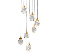 Подвесной светильник Crystal rock MD-020B-7 gold DeLight Collection