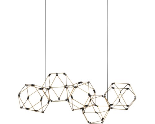 Подвесной светильник Lucciola MD18001068-5A matt gold DeLight Collection