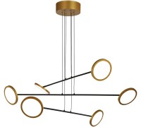 Подвесная люстра MD19001002 MD19001002-6A black/gold DeLight Collection