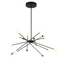 Подвесная люстра MD19001025 MD19001025-16A black DeLight Collection