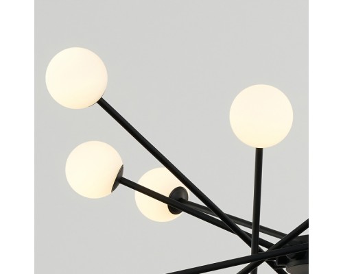 Подвесная люстра MD19001025 MD19001025-16A black DeLight Collection