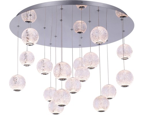 Подвесной светильник Elliot Diamante MD20001012-17A chrome DeLight Collection