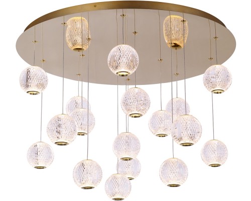 Подвесной светильник Elliot Diamante MD20001012-17A gold DeLight Collection