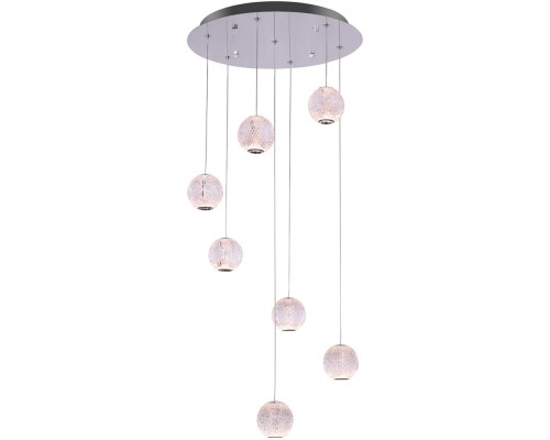 Подвесной светильник Elliot Diamante MD20001012-7A chrome DeLight Collection