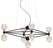 Подвесная люстра Elliot Diamante MD20022005-9B black/chrome DeLight Collection