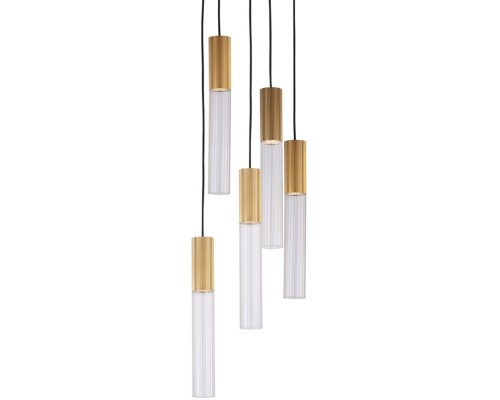 Подвесной светильник Flume MD2045-5A ant.brass DeLight Collection