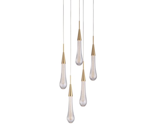 Подвесной светильник Pour MD2060-5A br.brass DeLight Collection