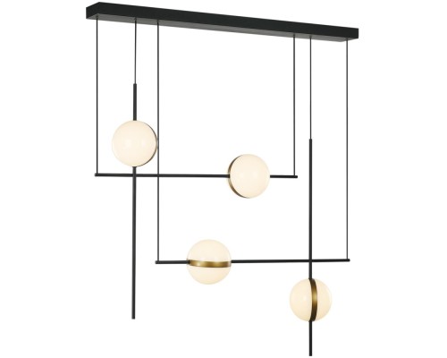 Подвесной светильник MD2062 MD2062-4B black/brass DeLight Collection