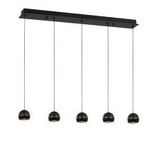 Подвесной светильник MD21001034 MD21001034-5B black/gold DeLight Collection