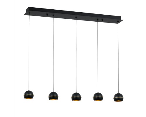 Подвесной светильник MD21001034 MD21001034-5B black/gold DeLight Collection