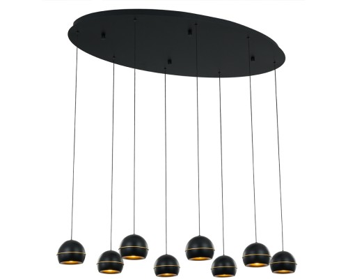 Подвесной светильник MD21001034 MD21001034-8A black/gold DeLight Collection