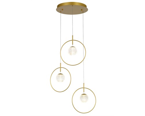Подвесной светильник Elliot Diamante MD21001043-3A gold DeLight Collection