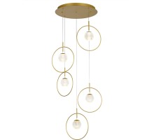 Подвесной светильник Elliot Diamante MD21001043-5A gold DeLight Collection