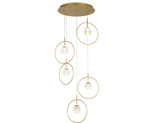 Подвесной светильник Elliot Diamante MD21001043-5A gold DeLight Collection
