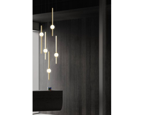 Подвесной светильник MD21001050 MD21001050-1A black/gold DeLight Collection