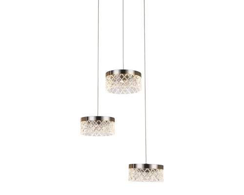 Подвесной светильник Diamond cut MD21020075-3A satin nickel DeLight Collection