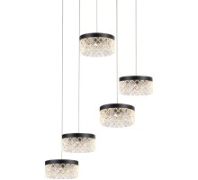 Подвесной светильник Diamond cut MD21020075-5A matt black DeLight Collection