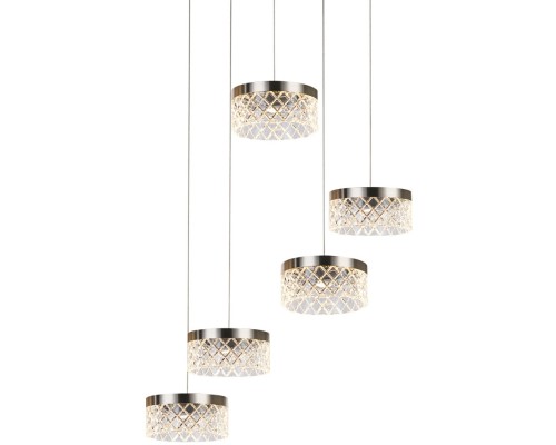 Подвесной светильник Diamond cut MD21020075-5A satin nickel DeLight Collection