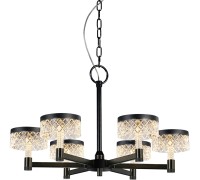 Подвесная люстра Diamond cut MD21020075-6A matt black DeLight Collection