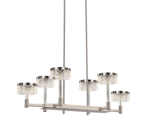 Подвесная люстра Diamond cut MD21020075-6B satin nickel DeLight Collection