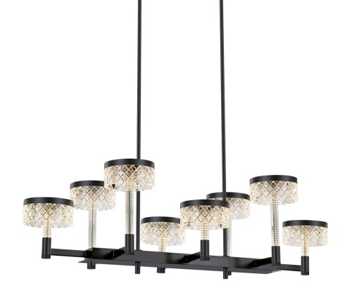 Подвесная люстра Diamond cut MD21020075-8B matt black DeLight Collection