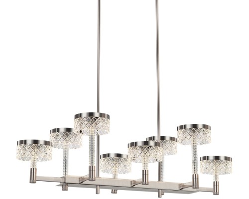 Подвесная люстра Diamond cut MD21020075-8B satin nickel DeLight Collection