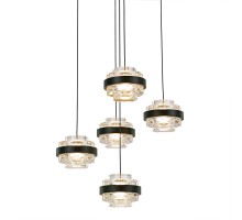 Подвесной светильник Indiana MD22030002-5A black/clear DeLight Collection