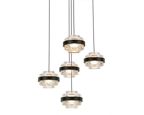 Подвесной светильник Indiana MD22030002-5A black/clear DeLight Collection