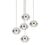 Подвесной светильник Indiana MD22030002-5A chrome/clear DeLight Collection