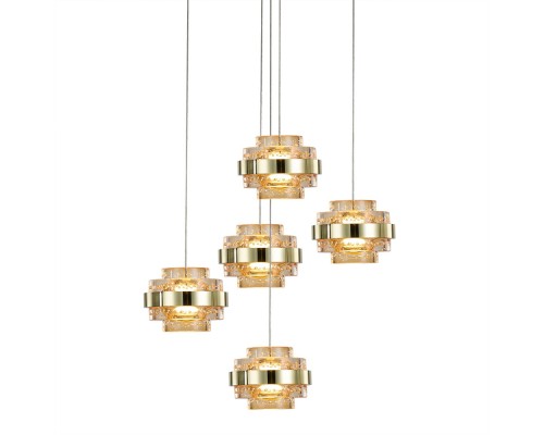 Подвесной светильник Indiana MD22030002-5A gold/champagne DeLight Collection
