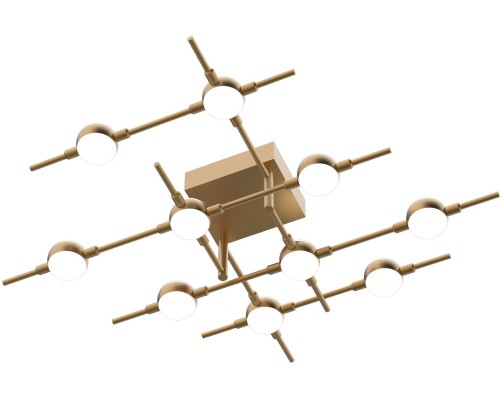 Потолочная люстра Molecular MX18001067-10A gold DeLight Collection