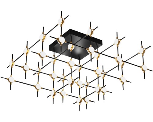 Потолочная люстра Molecular MX18001067-36A  black/gold DeLight Collection