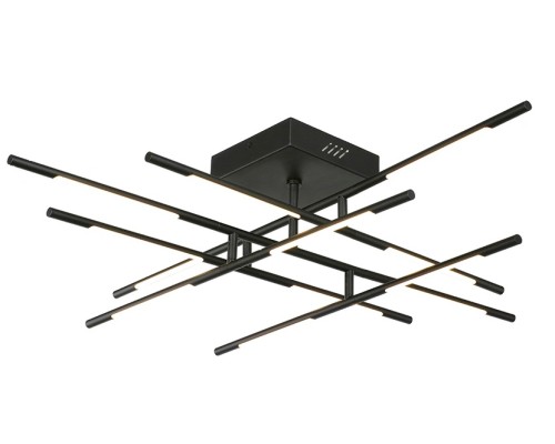 Потолочная люстра Tubular MX18001070-12A black DeLight Collection