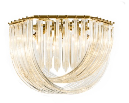 Потолочная люстра Murano Glass MX18162561-4B gold DeLight Collection