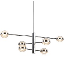 Подвесная люстра Indiana MX22030002-6A chrome/clear DeLight Collection