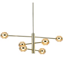 Подвесная люстра Indiana MX22030002-6A gold/champagne DeLight Collection
