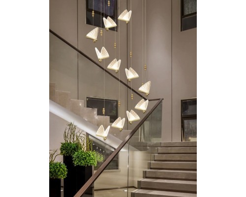 Подвесной светильник Butterfly OM8201008-11 rose gold DeLight Collection