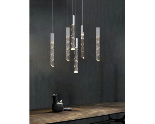 Подвесной светильник Trinity OM8201013-3 chrome DeLight Collection