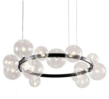 Подвесная люстра Art Deco Bubble OMG1075R black/clear DeLight Collection