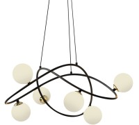 Подвесная люстра P0691 P0691-6A black DeLight Collection