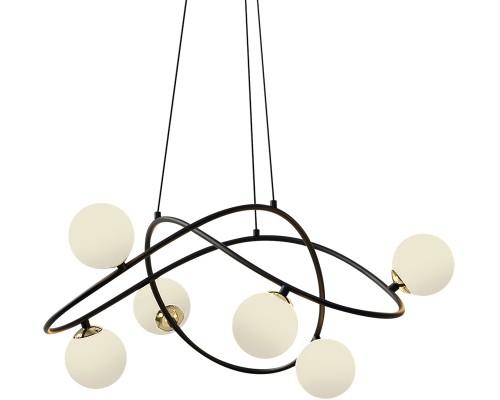 Подвесная люстра P0691 P0691-6A black DeLight Collection